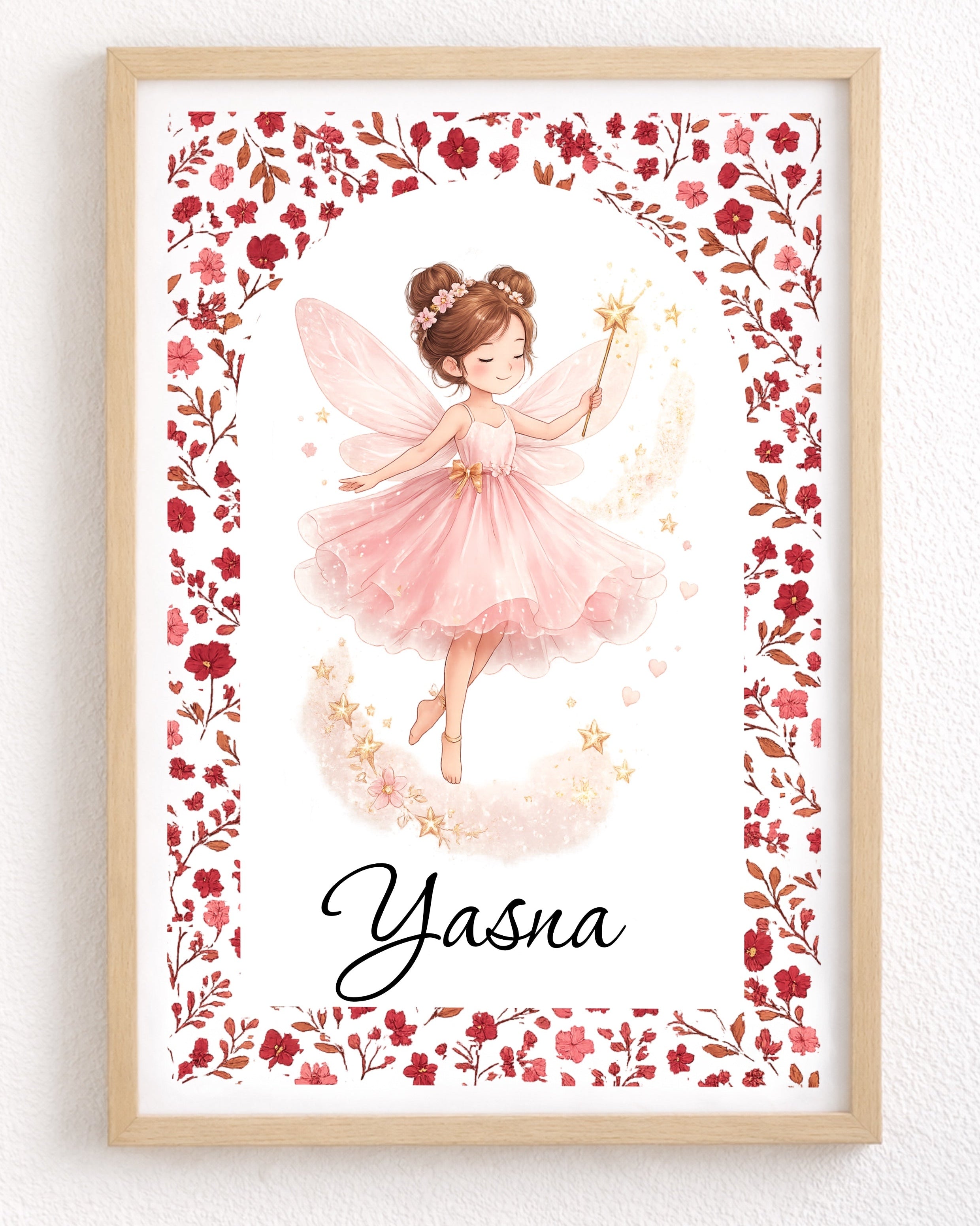 Fée Liberty rouge - Prénom