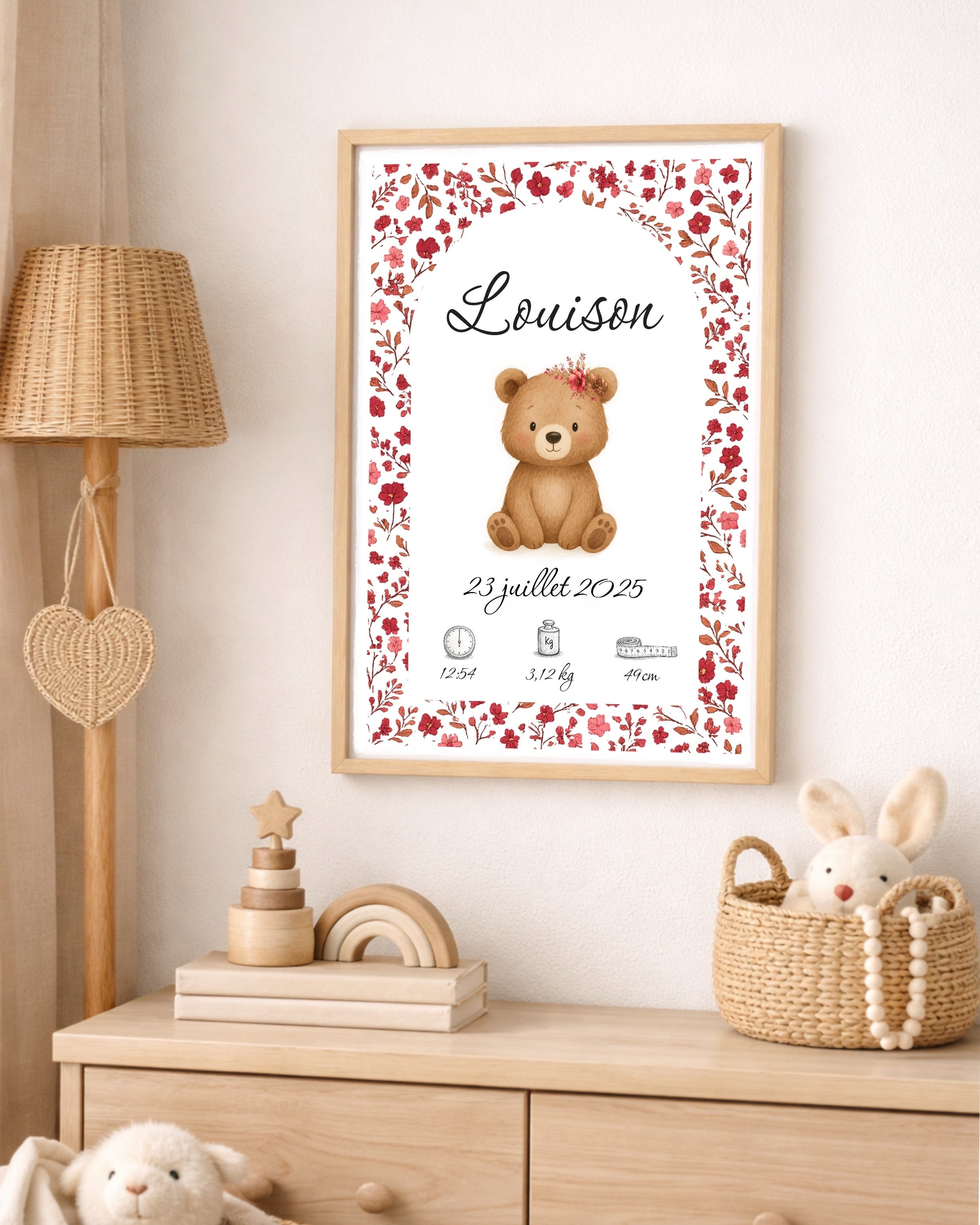 Ours Liberty rouge - Naissance