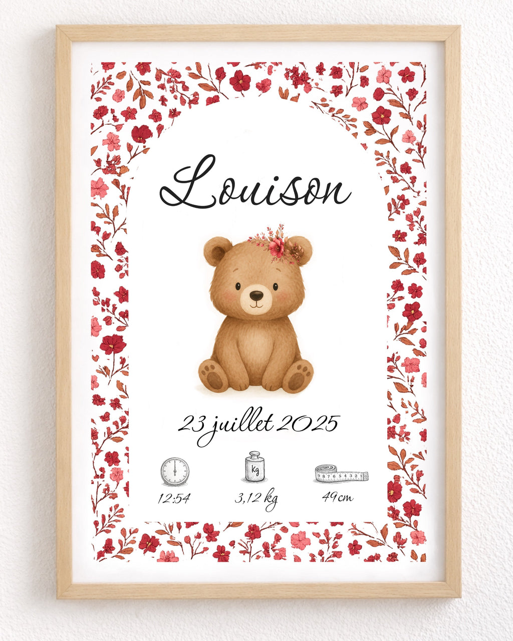 Ours Liberty rouge - Naissance